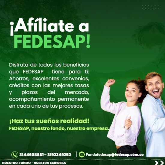 AFILIATE A FEDESAP